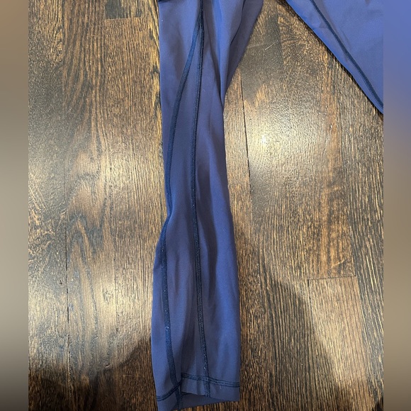 Dark purple Lululemon Align leggings with mesh on knees down - Picture 2 of 4